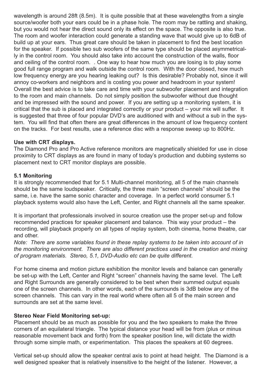 Wharfedale Pro Diamond 8.2 Active User Manual | Page 5 / 12