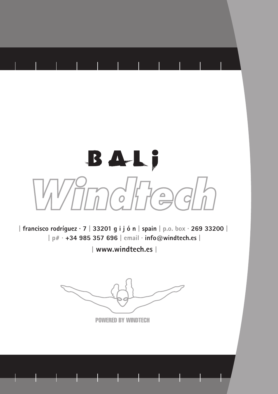 B a l i | Windtech bali User Manual | Page 32 / 32