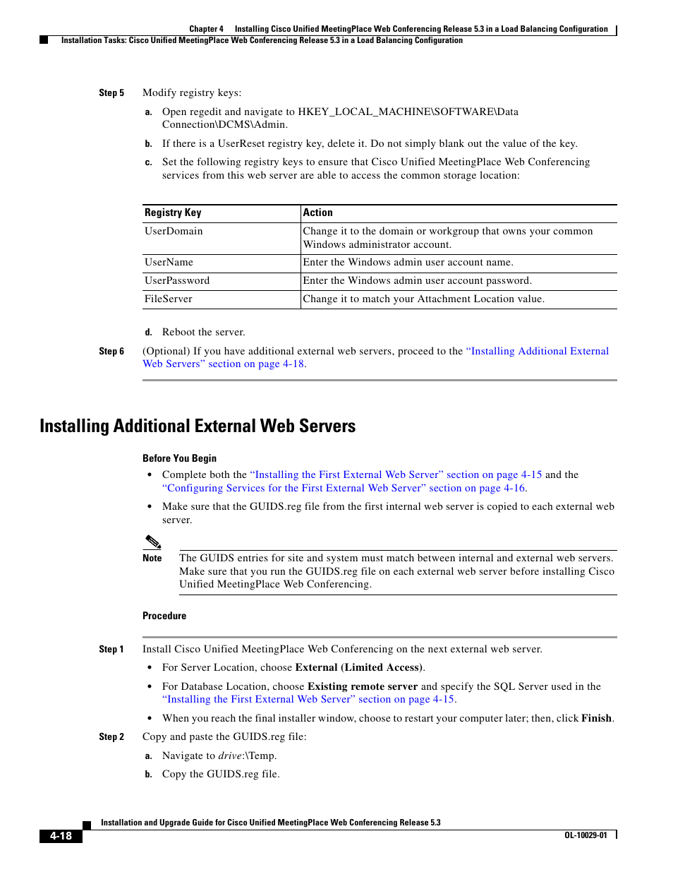 Installing additional external web servers | Cisco Conference Phone User Manual | Page 60 / 82