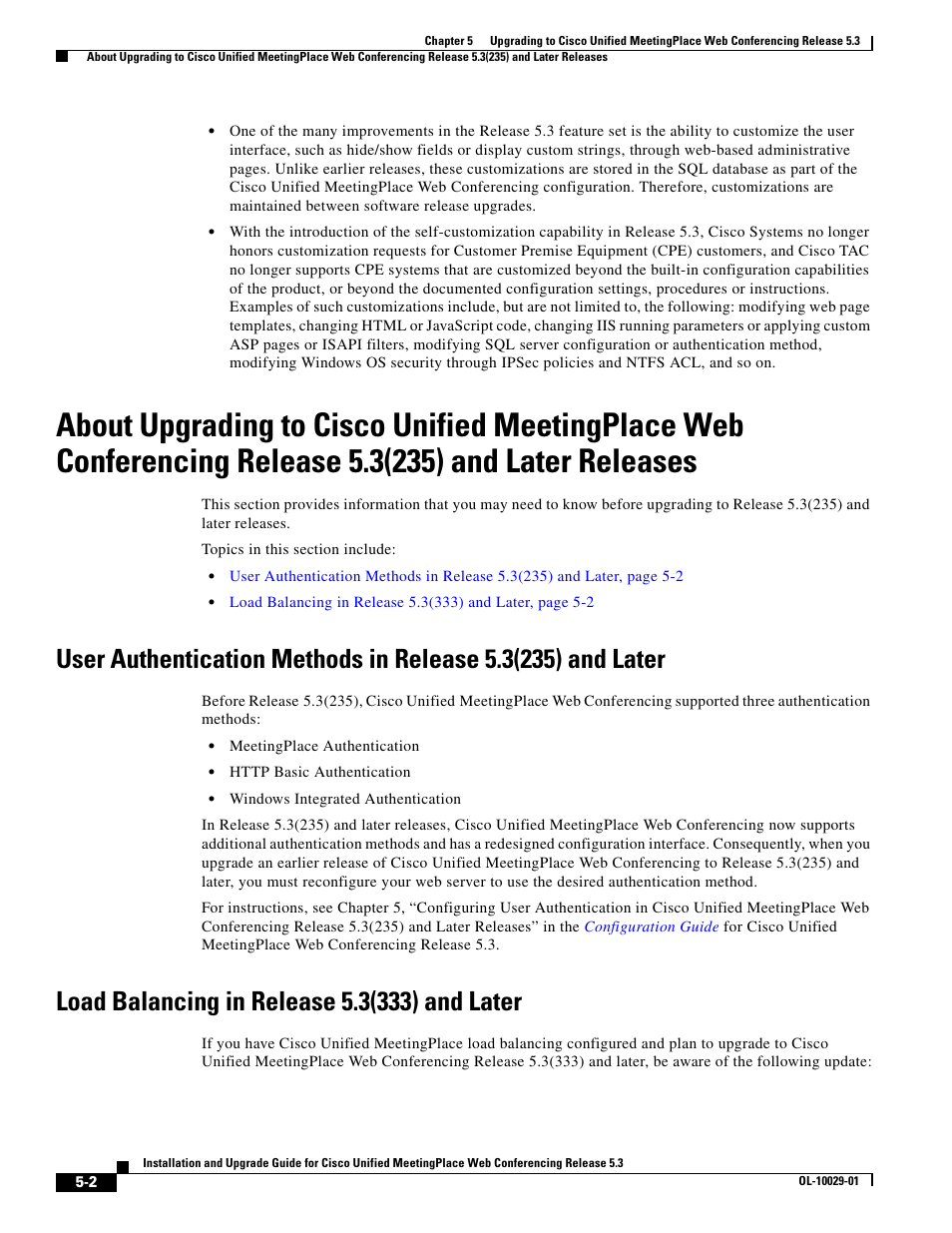 Load balancing in release 5.3(333) and later | Cisco Conference Phone User Manual | Page 66 / 82