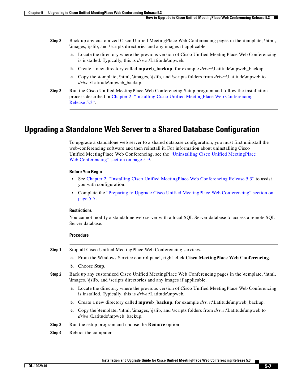Upgrading a standalone web | Cisco Conference Phone User Manual | Page 71 / 82