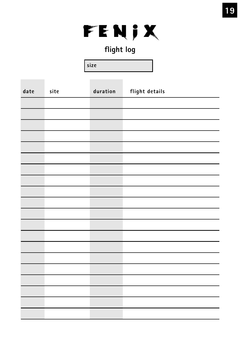 Windtech fenix User Manual | Page 19 / 20