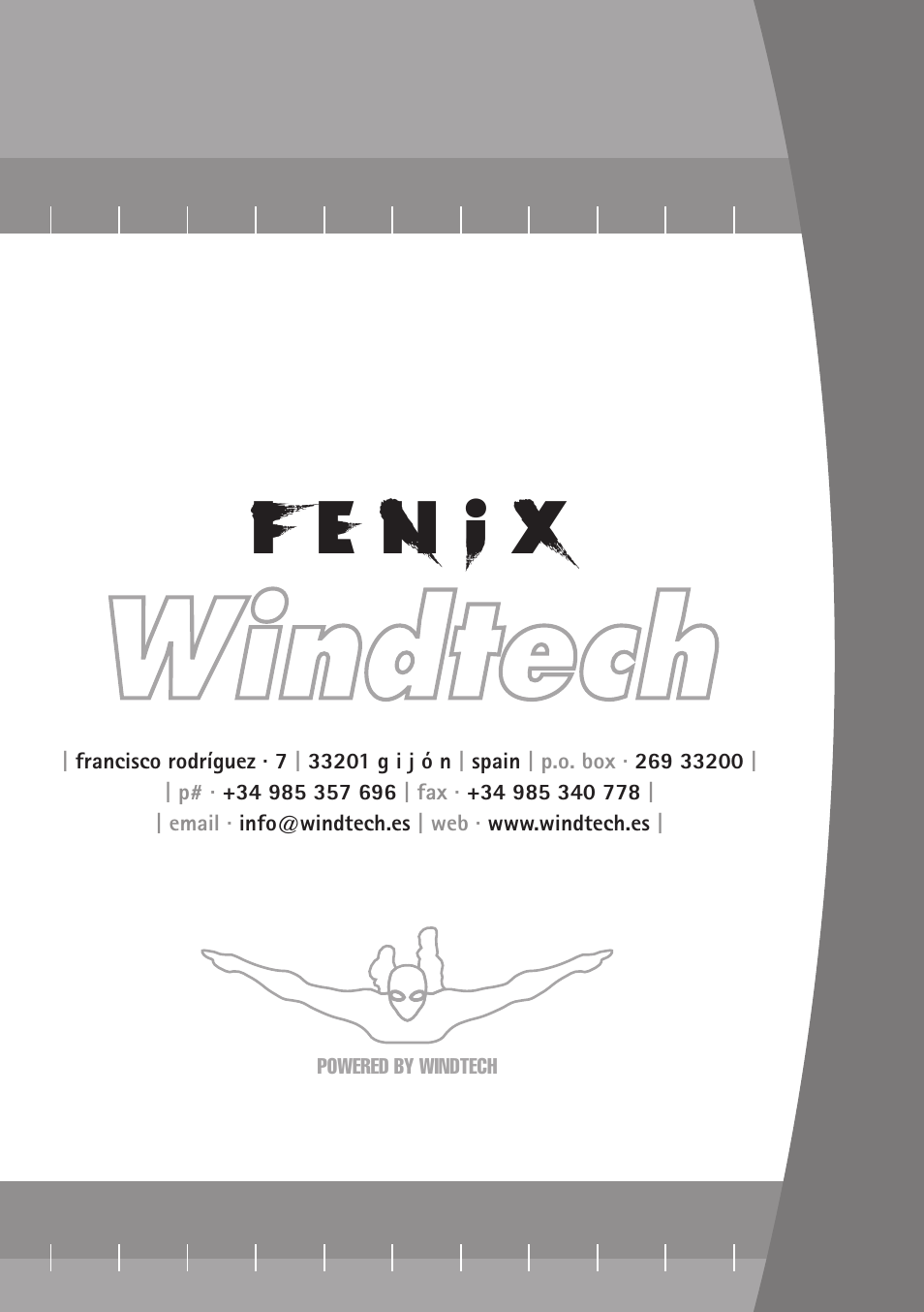 Windtech fenix User Manual | Page 20 / 20