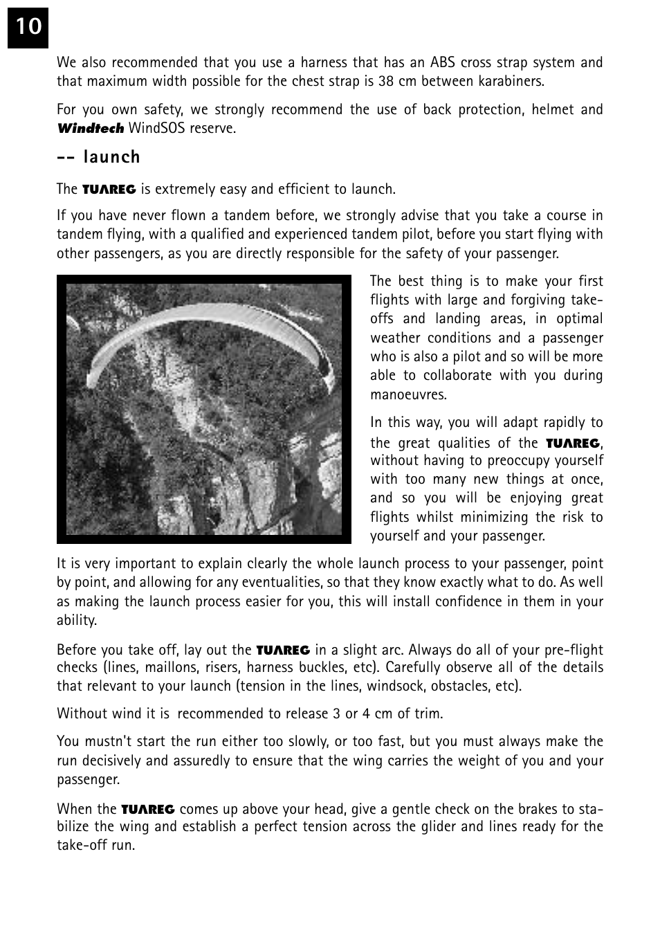 Launch | Windtech tuareg User Manual | Page 10 / 24