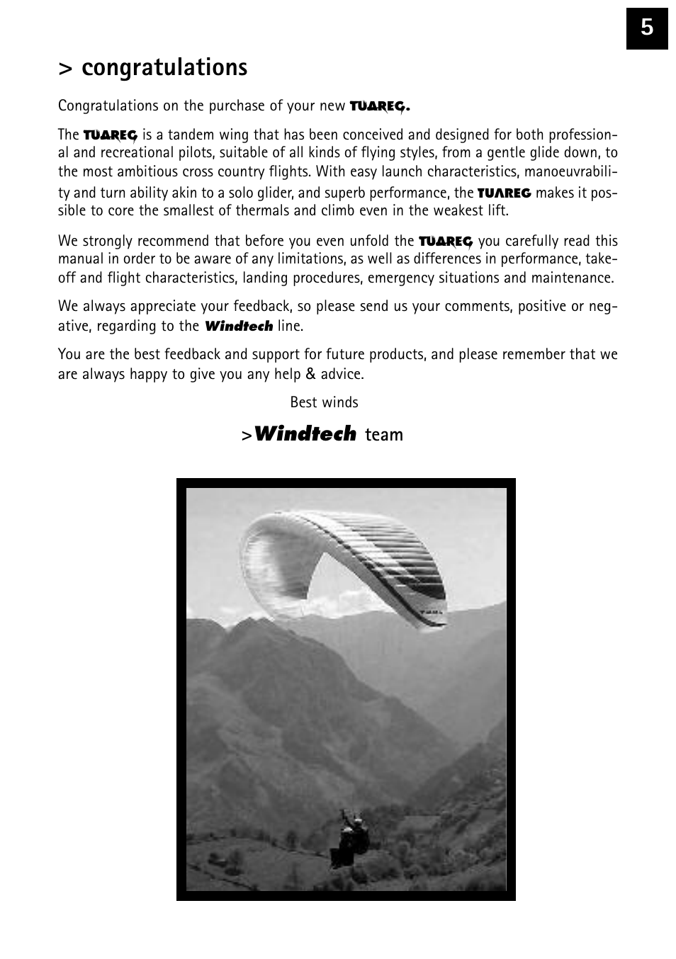 Windtech tuareg User Manual | Page 5 / 24