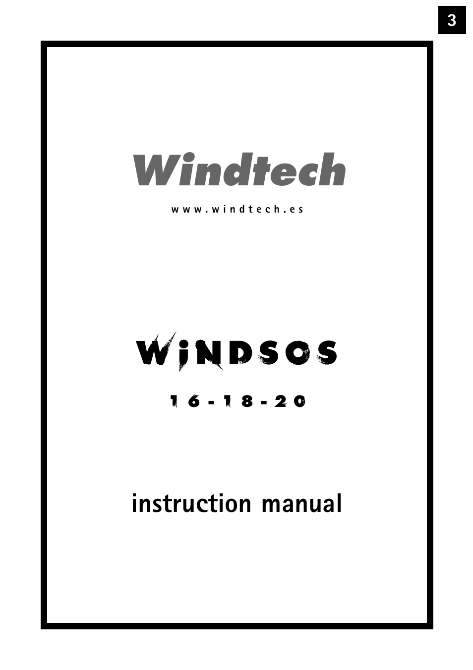 Windtech | Windtech windsos ultralite User Manual | Page 3 / 12