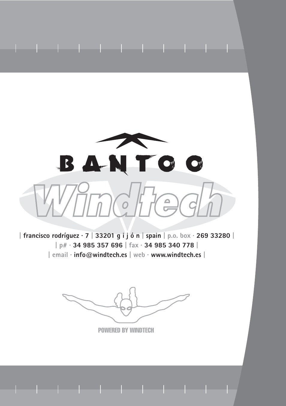 Windtech bantoo User Manual | Page 20 / 20