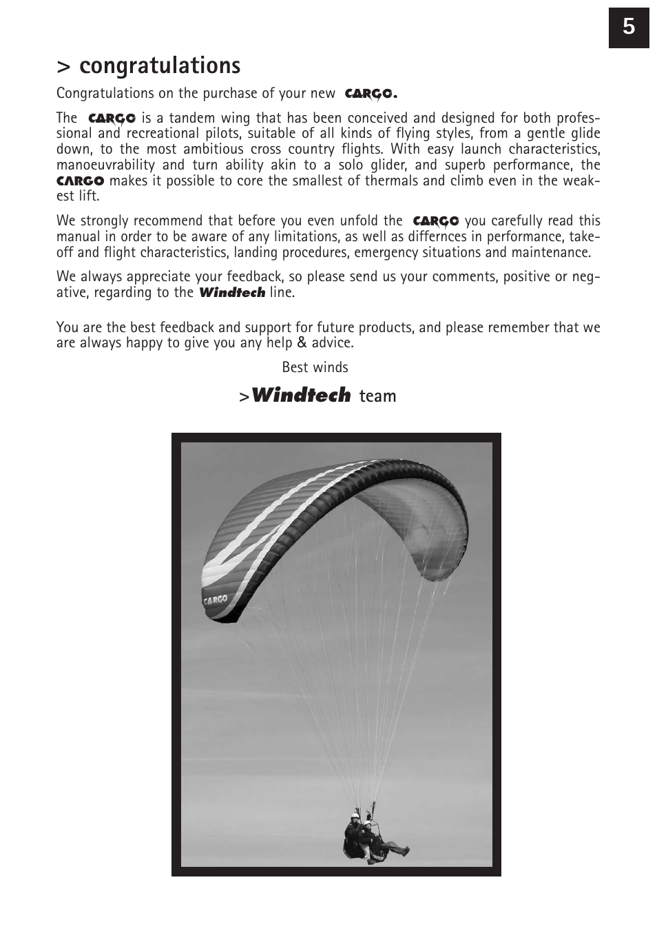 Windtech cargo User Manual | Page 5 / 24