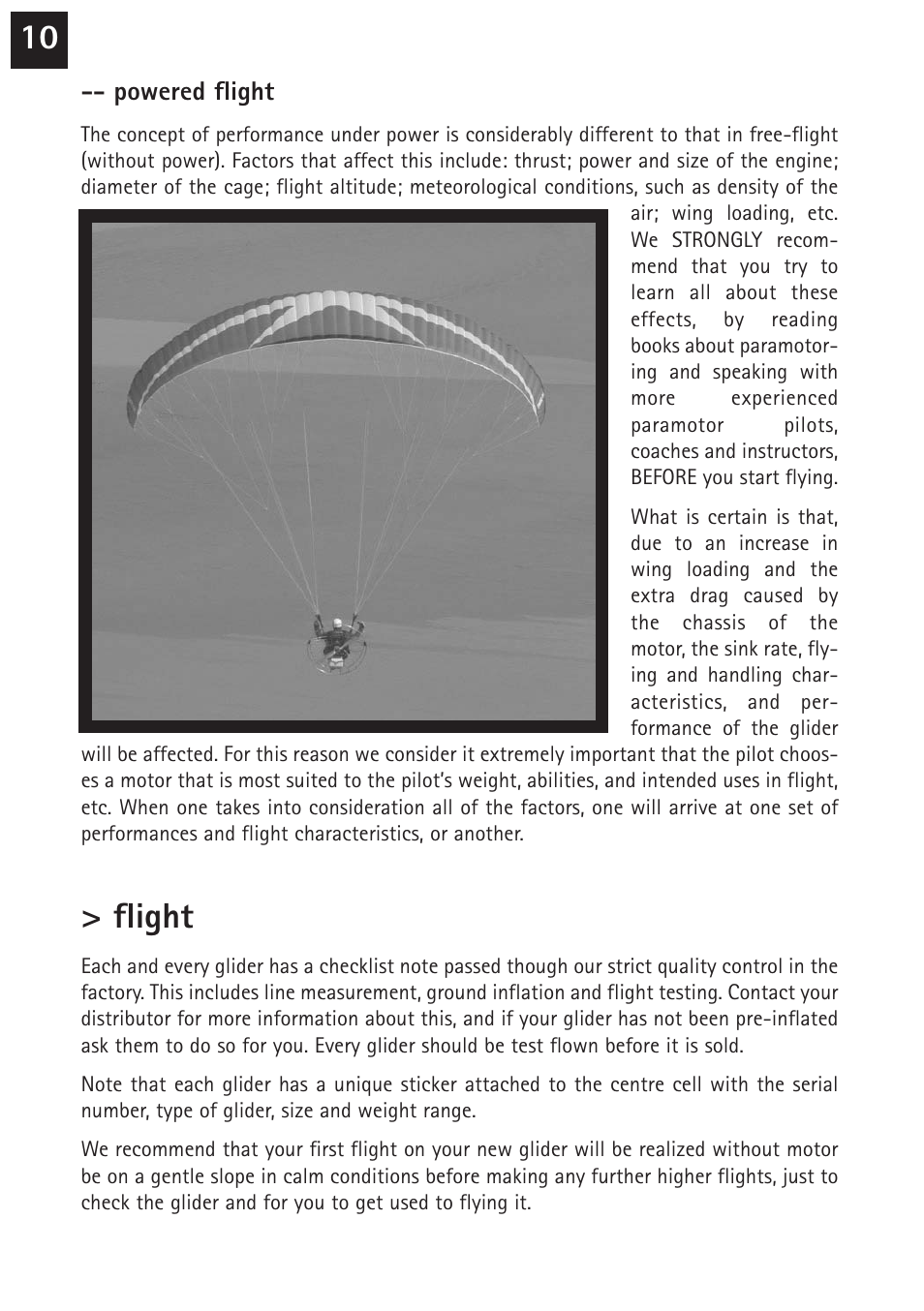 Flight | Windtech evo User Manual | Page 10 / 28