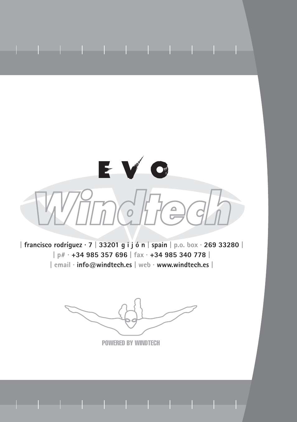 E v o | Windtech evo User Manual | Page 28 / 28