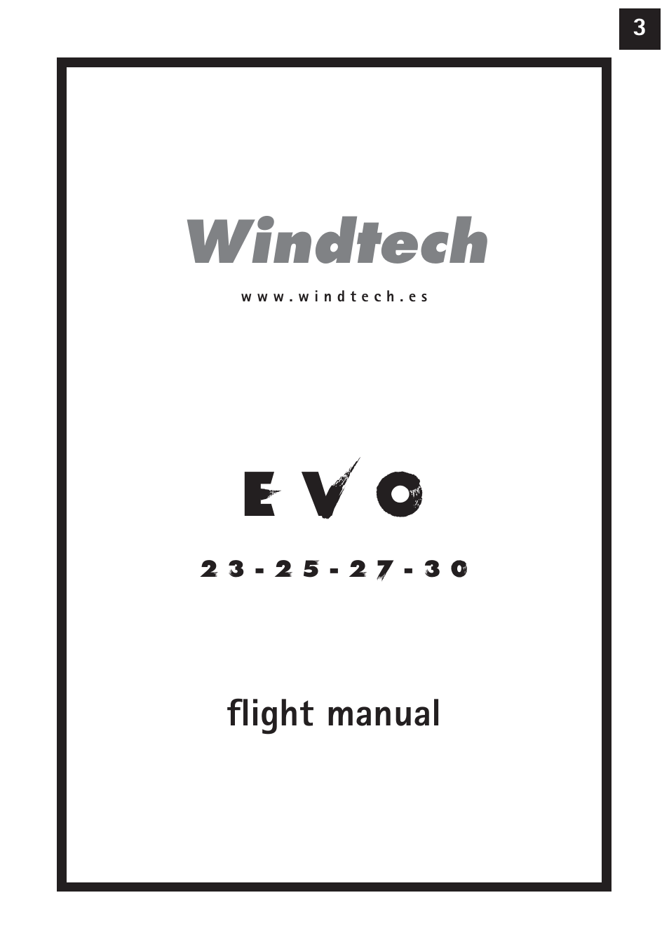 E v o, Windtech | Windtech evo User Manual | Page 3 / 28