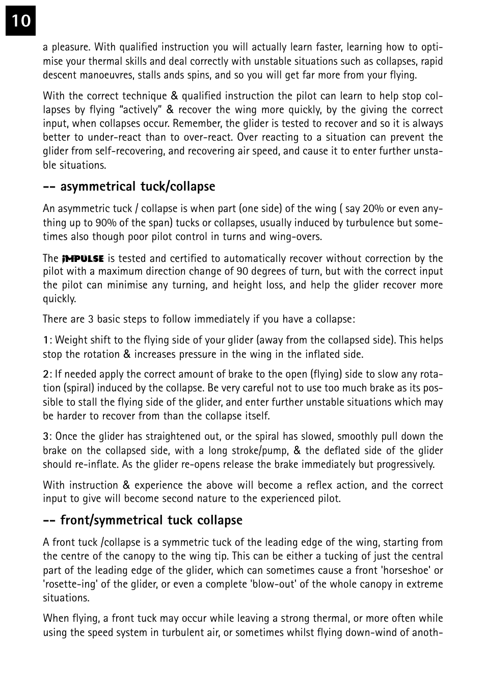 Windtech impulse User Manual | Page 10 / 20