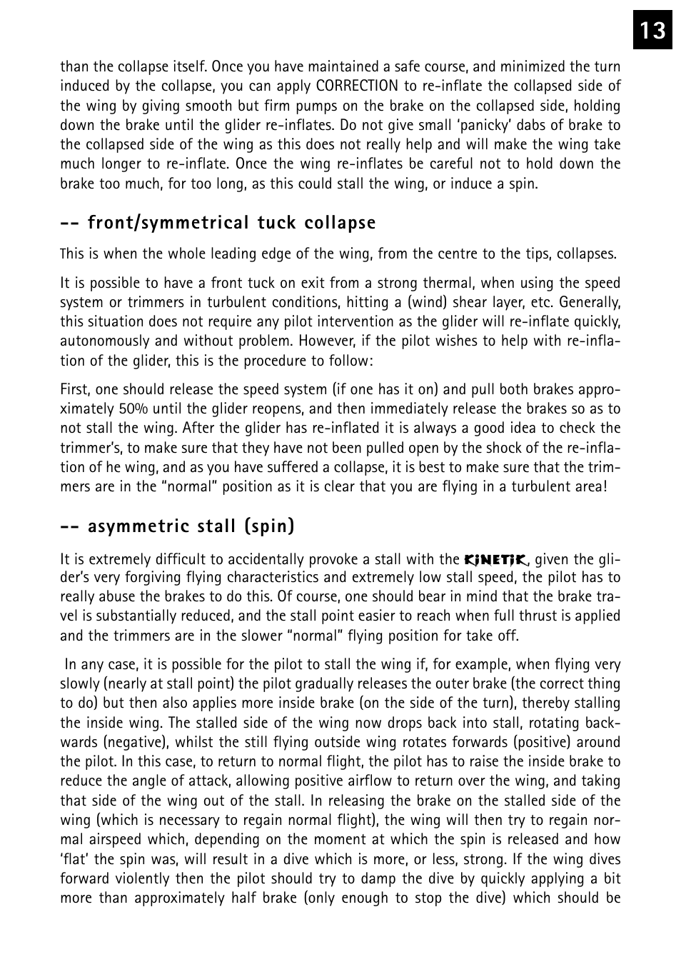 Windtech kinetik User Manual | Page 13 / 26