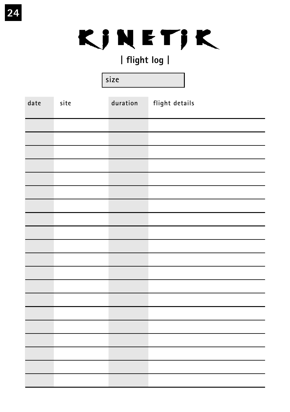 Windtech kinetik User Manual | Page 24 / 26