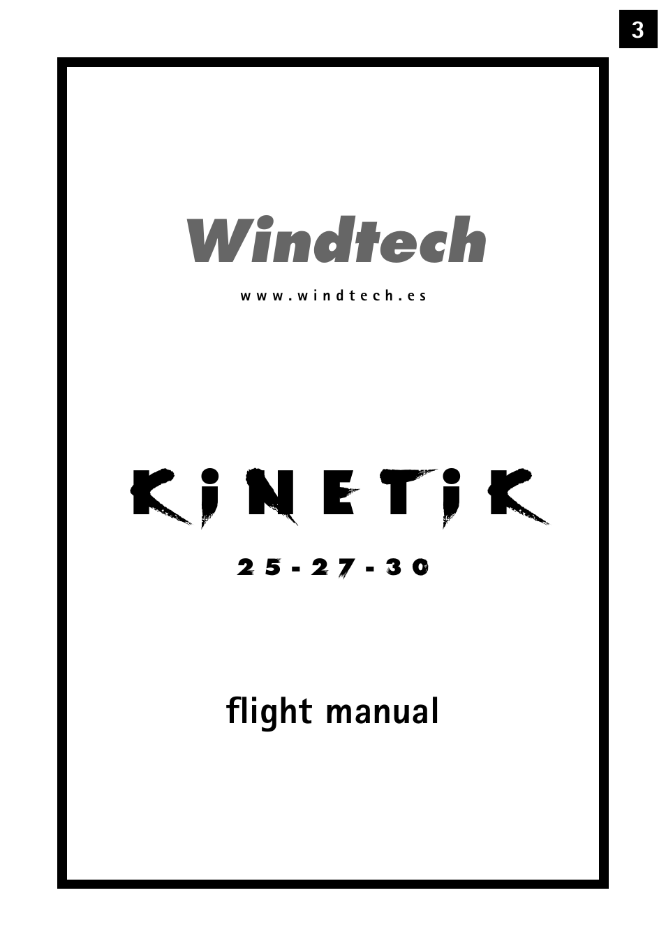 Windtech | Windtech kinetik User Manual | Page 3 / 26