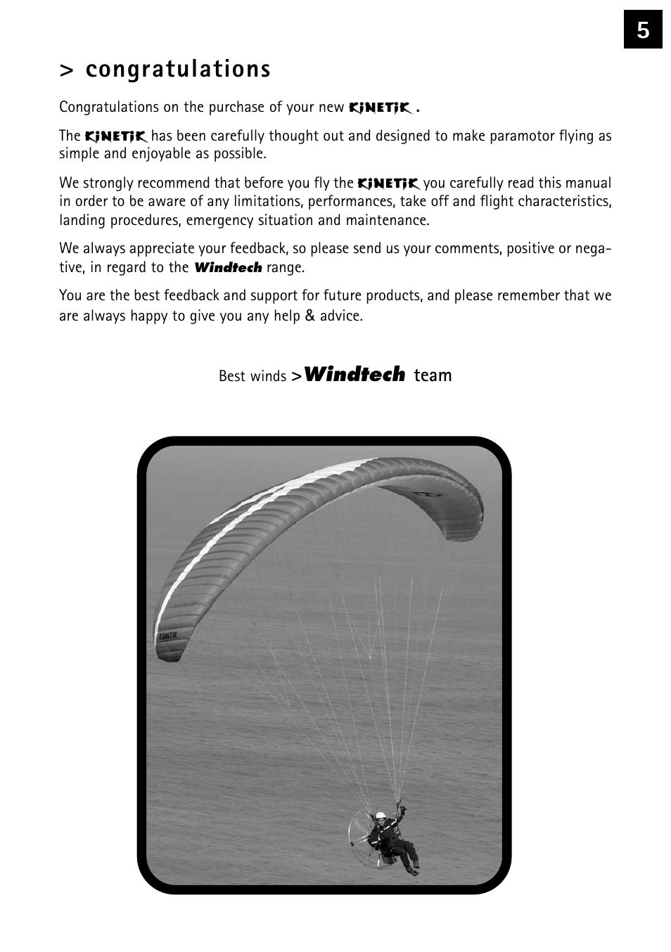 Windtech kinetik User Manual | Page 5 / 26