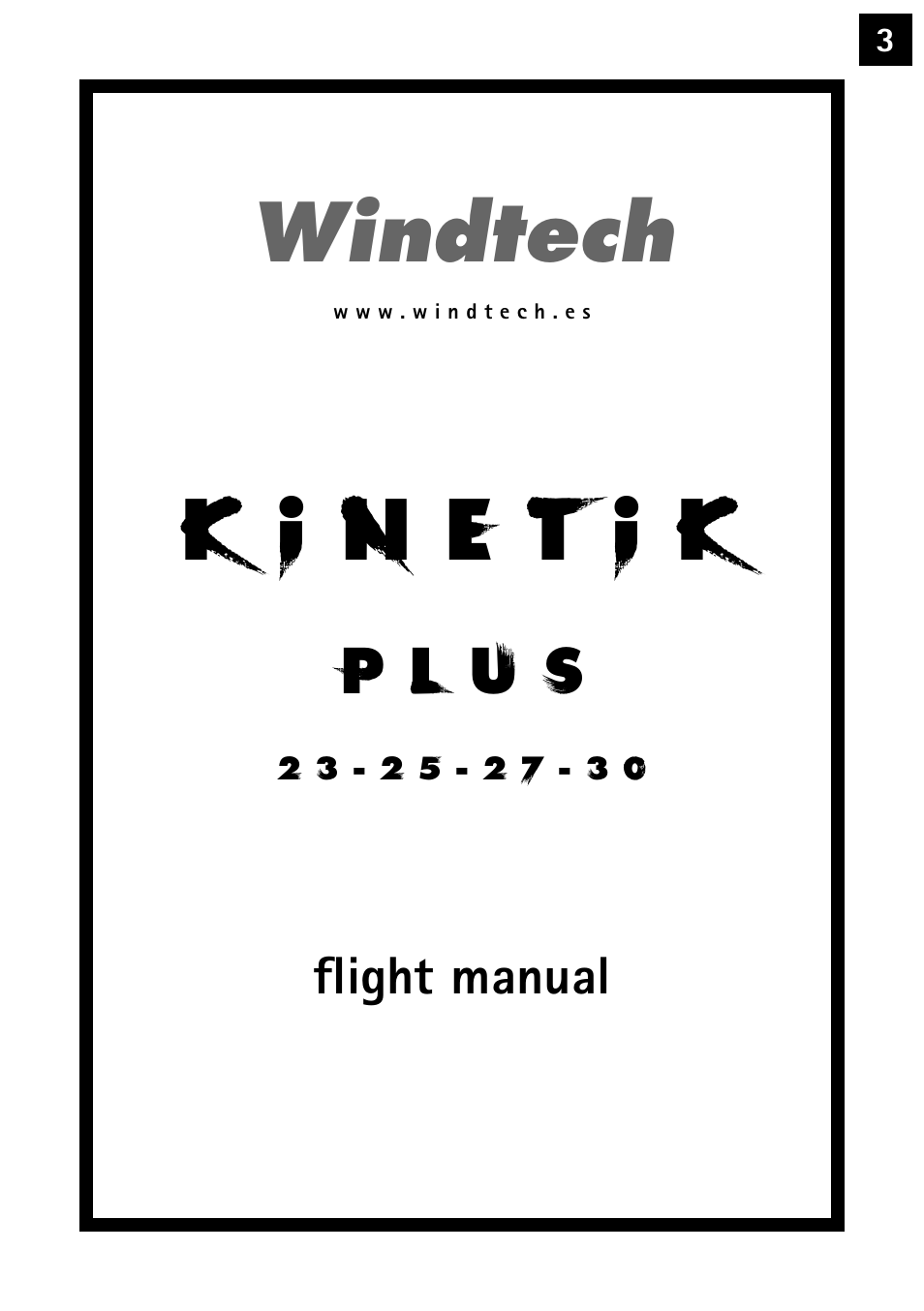 Windtech, P l u s | Windtech kinetik plus User Manual | Page 3 / 26