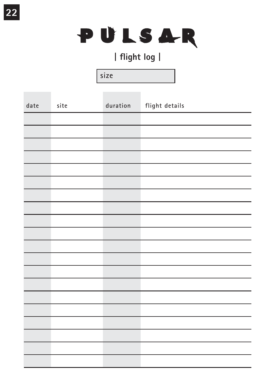 Windtech pulsar User Manual | Page 22 / 24
