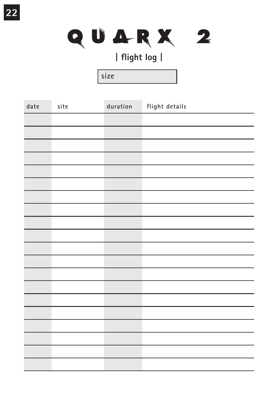 Windtech quarx2 User Manual | Page 22 / 24