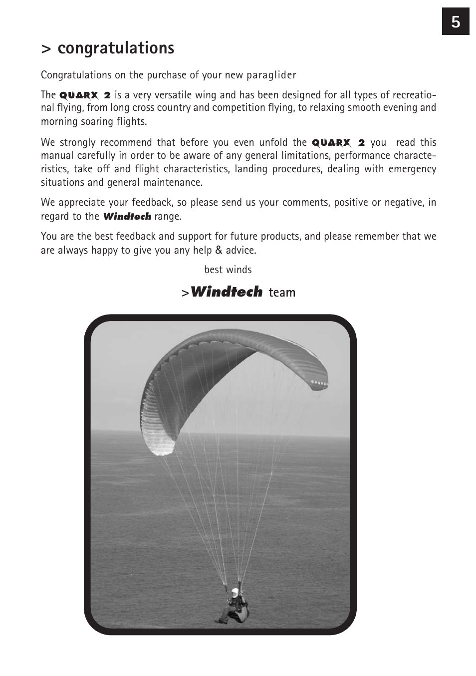 Windtech quarx2 User Manual | Page 5 / 24