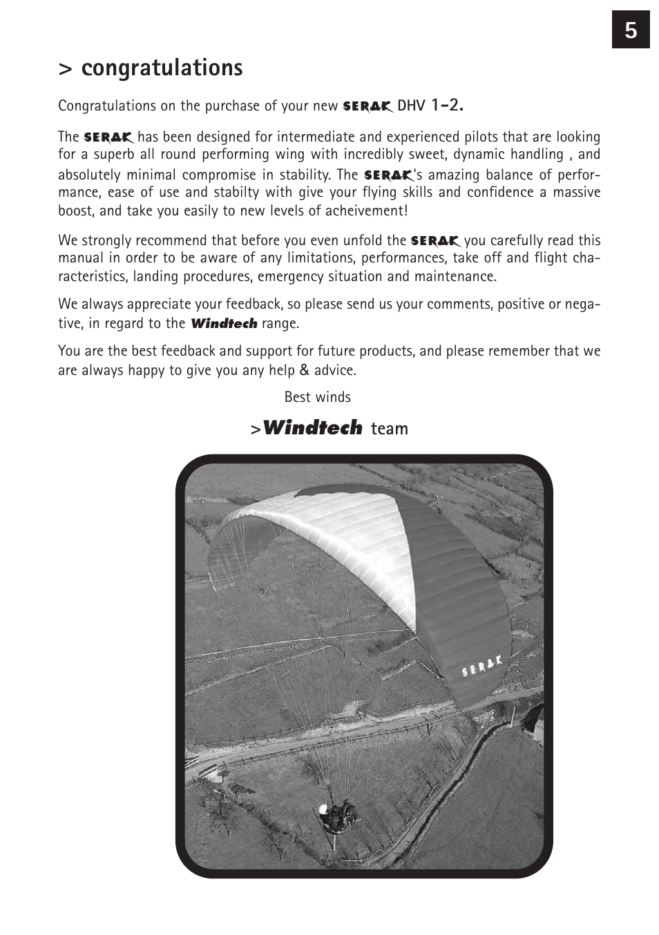 Windtech serak User Manual | Page 5 / 24