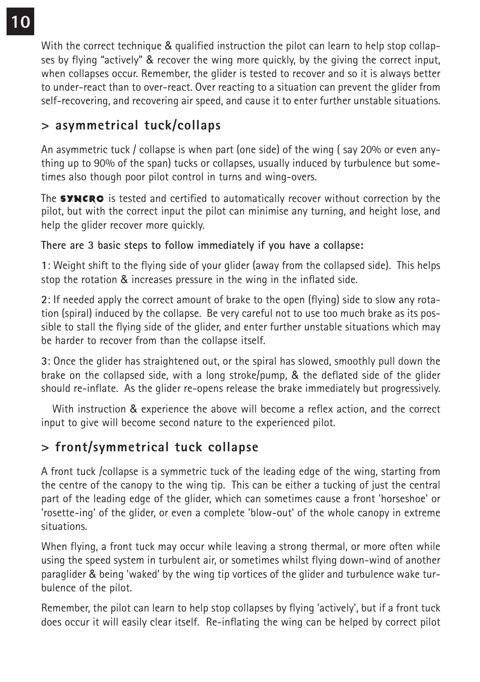 Windtech syncro User Manual | Page 10 / 24