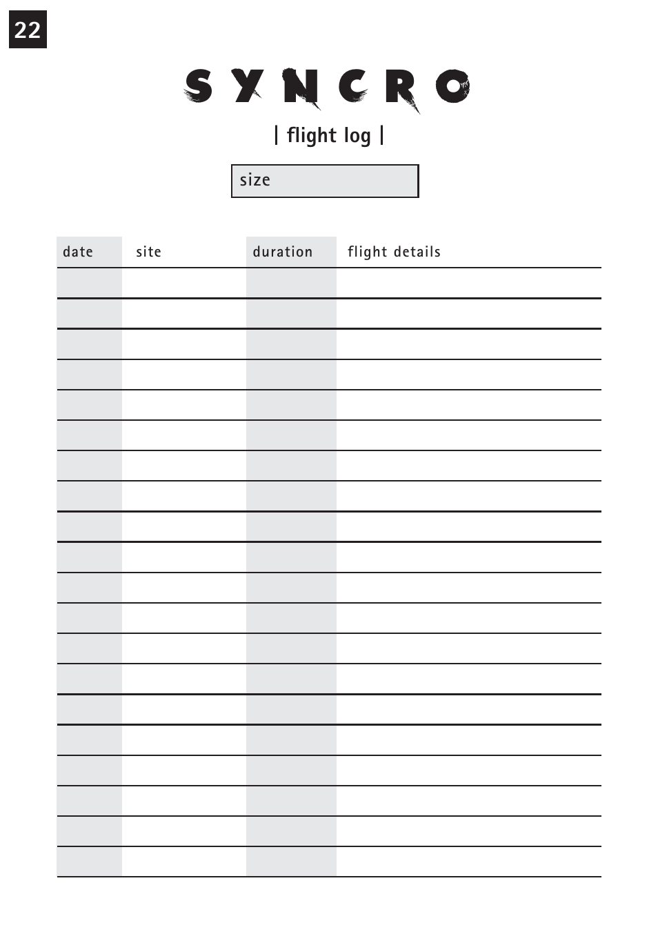 Windtech syncro User Manual | Page 22 / 24