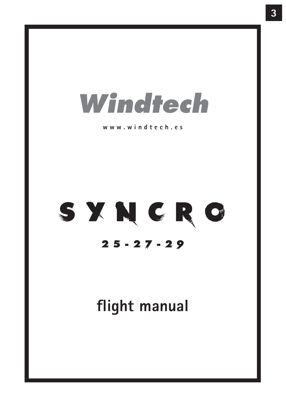 Windtech | Windtech syncro User Manual | Page 3 / 24