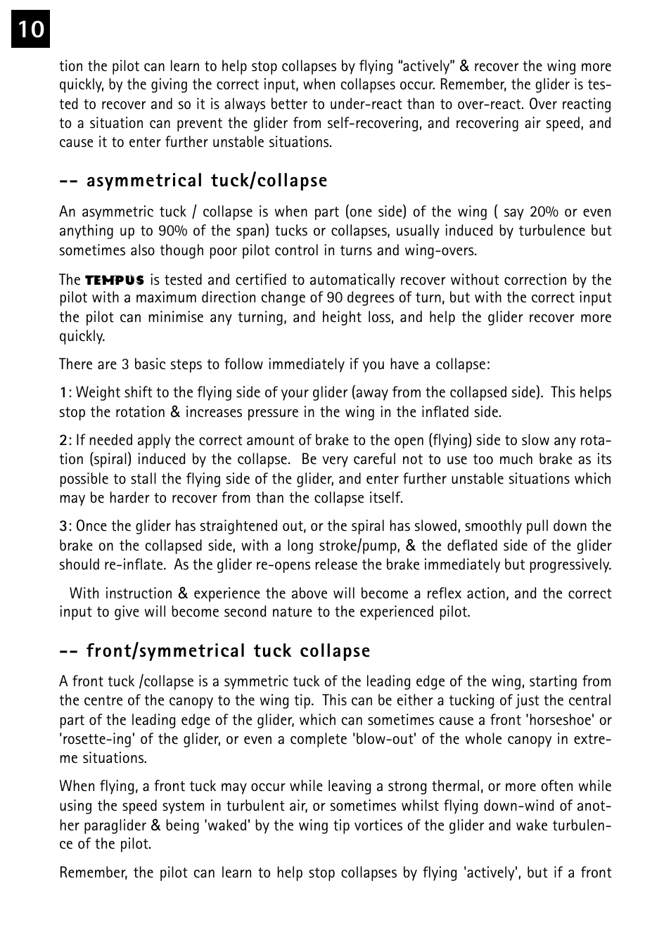 Windtech tempus User Manual | Page 10 / 24