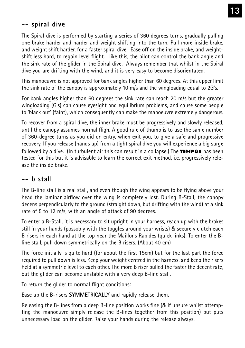 Windtech tempus User Manual | Page 13 / 24
