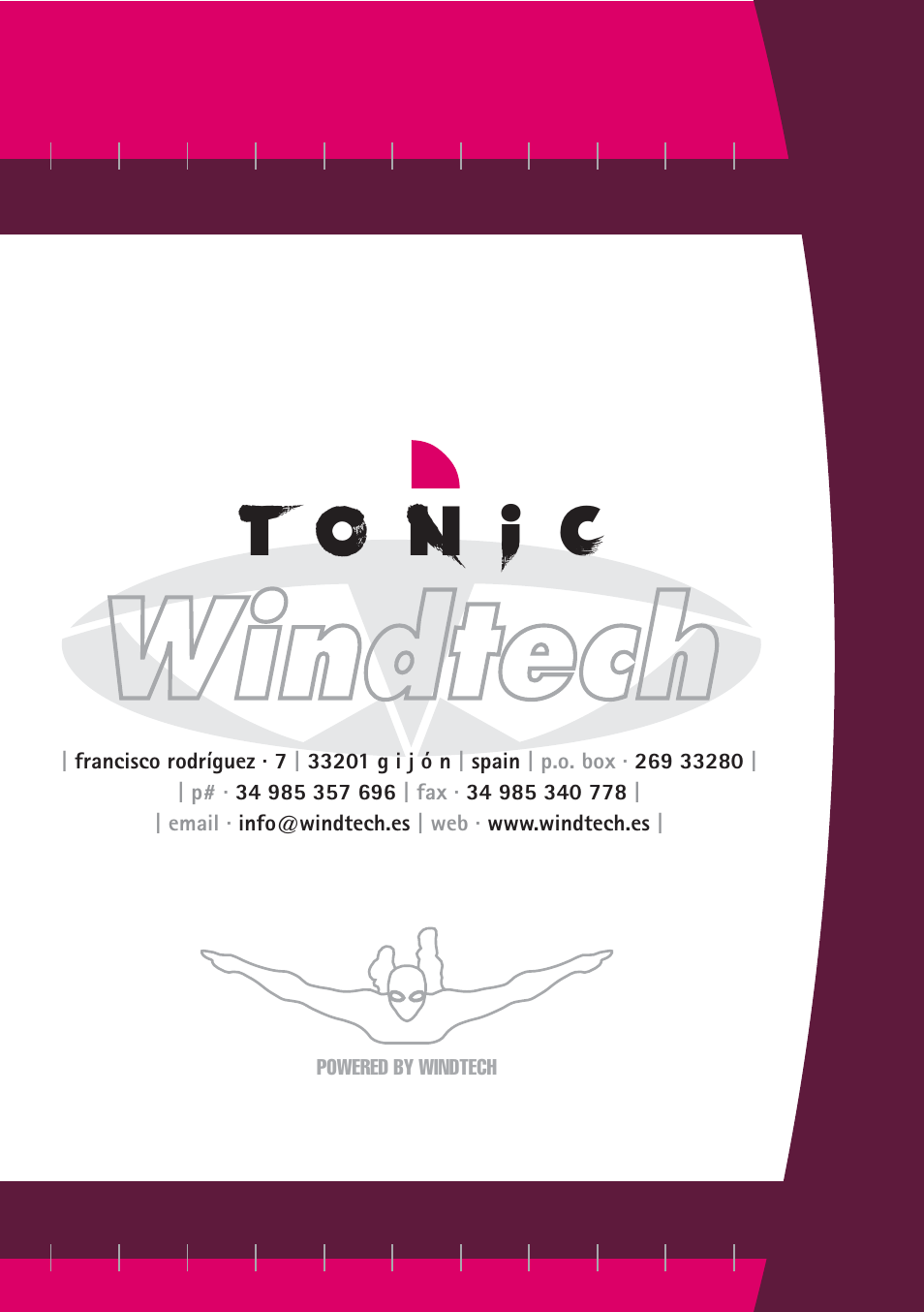Windtech tonic User Manual | Page 24 / 24