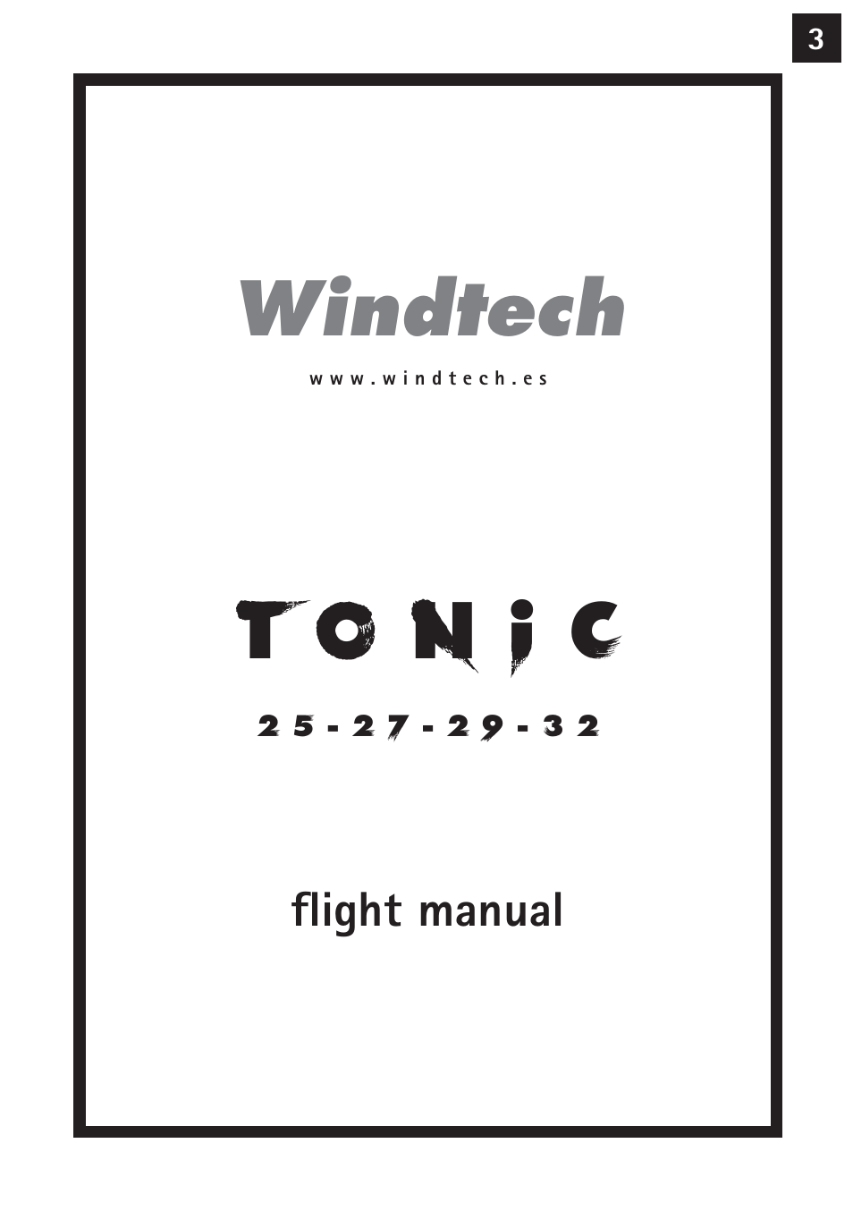 Windtech | Windtech tonic User Manual | Page 3 / 24