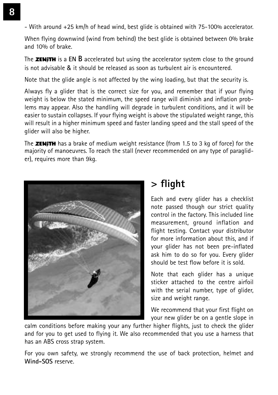 Flight | Windtech zephyr-2 User Manual | Page 8 / 20