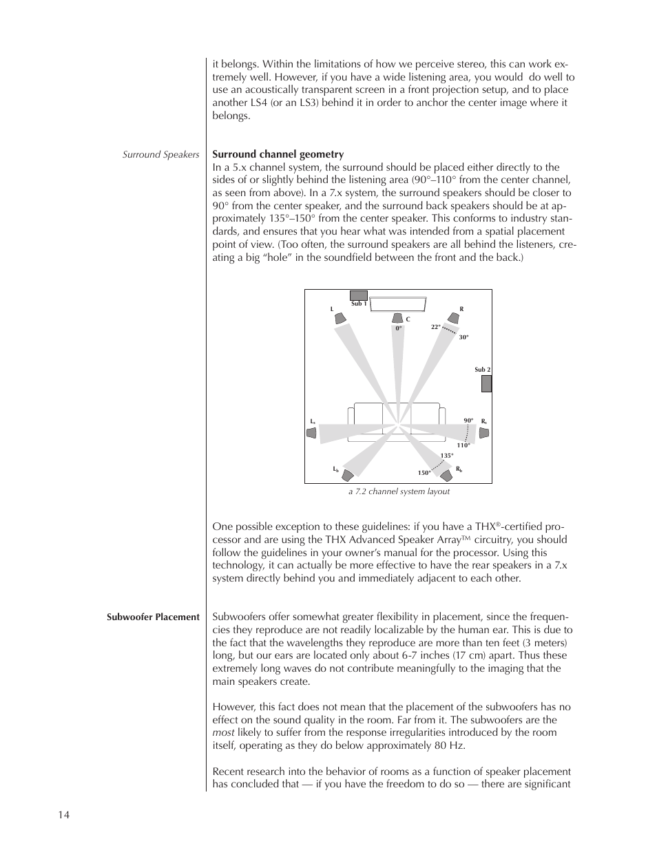 Wisdom Audio Wisdom Series LS3/4 User Manual | Page 14 / 26