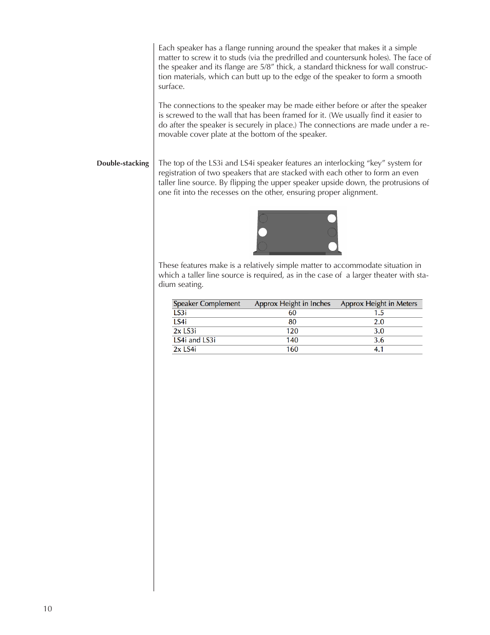 Wisdom Audio Wisdom Series LS3i User Manual | Page 10 / 26
