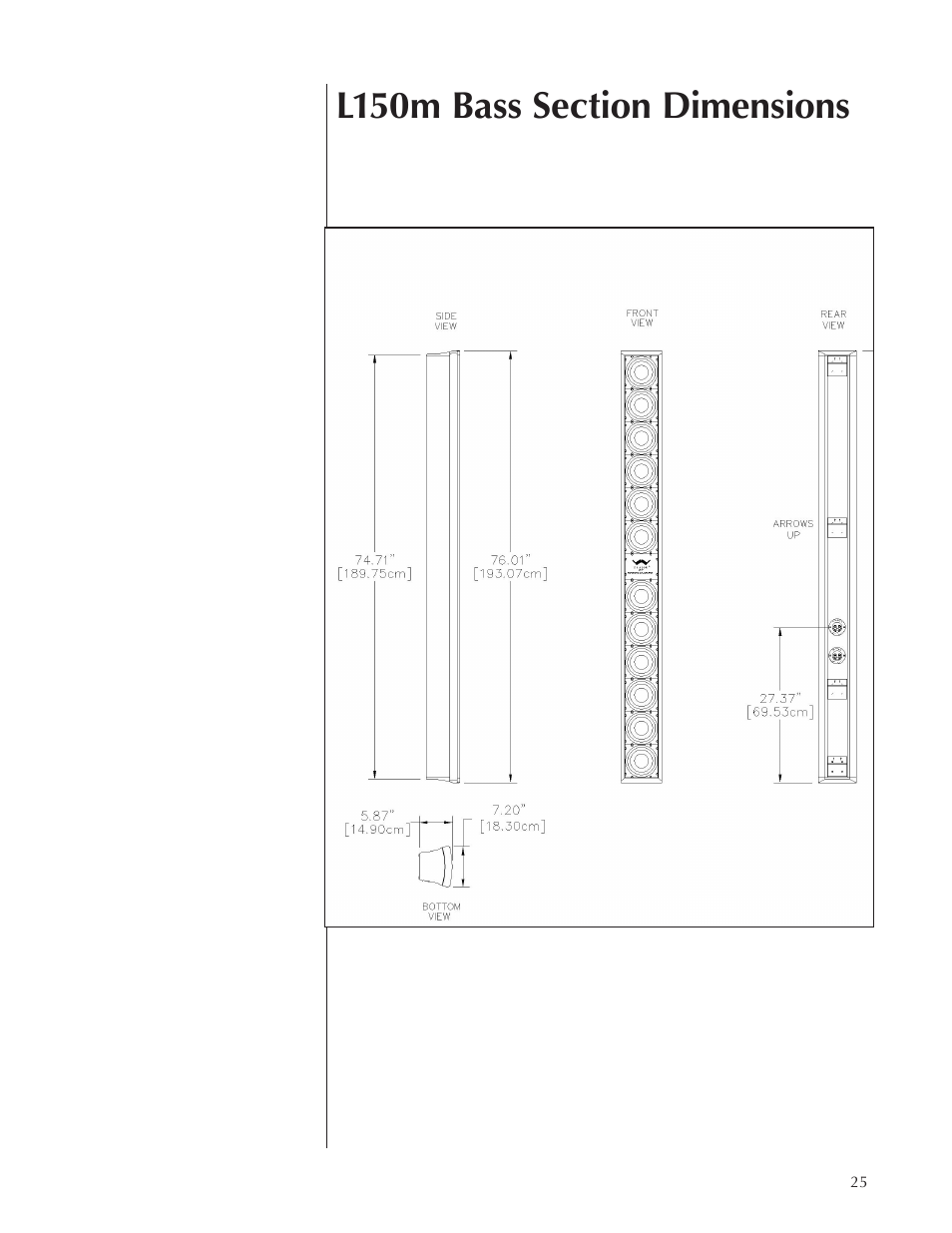 Wisdom Audio Sage Series L150 User Manual | Page 25 / 28