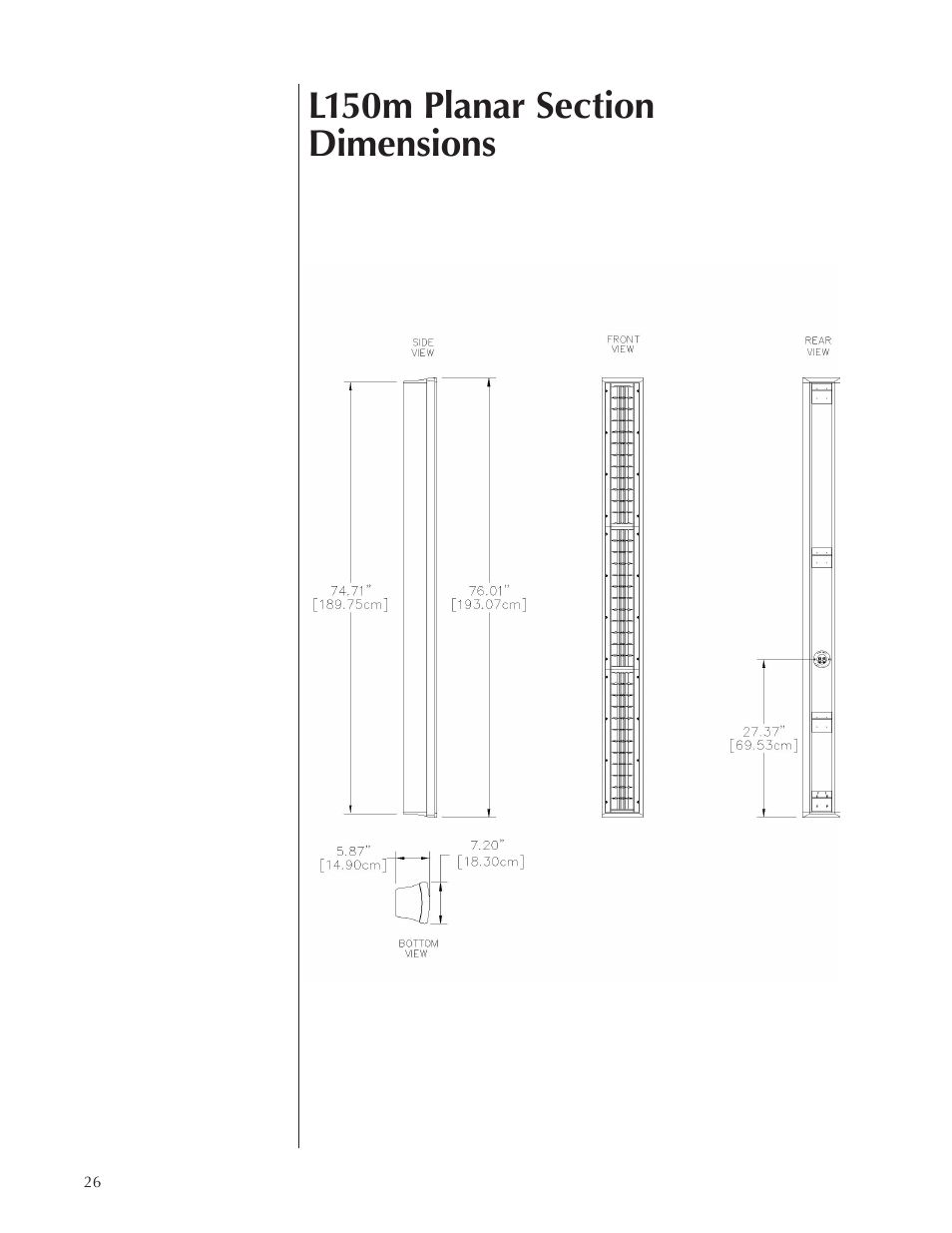Wisdom Audio Sage Series L150 User Manual | Page 26 / 28