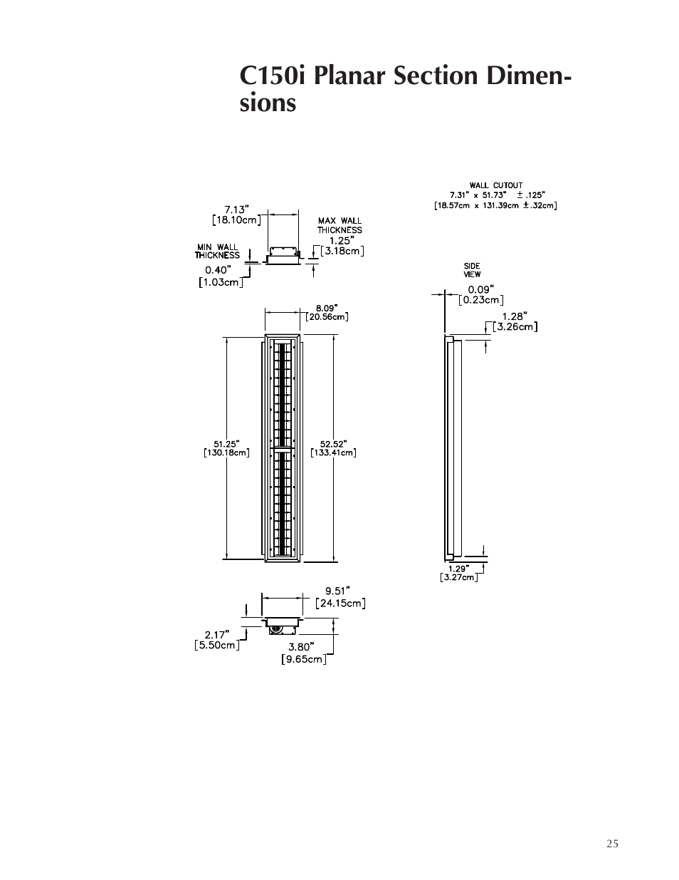 Wisdom Audio Sage Series C150 User Manual | Page 25 / 28