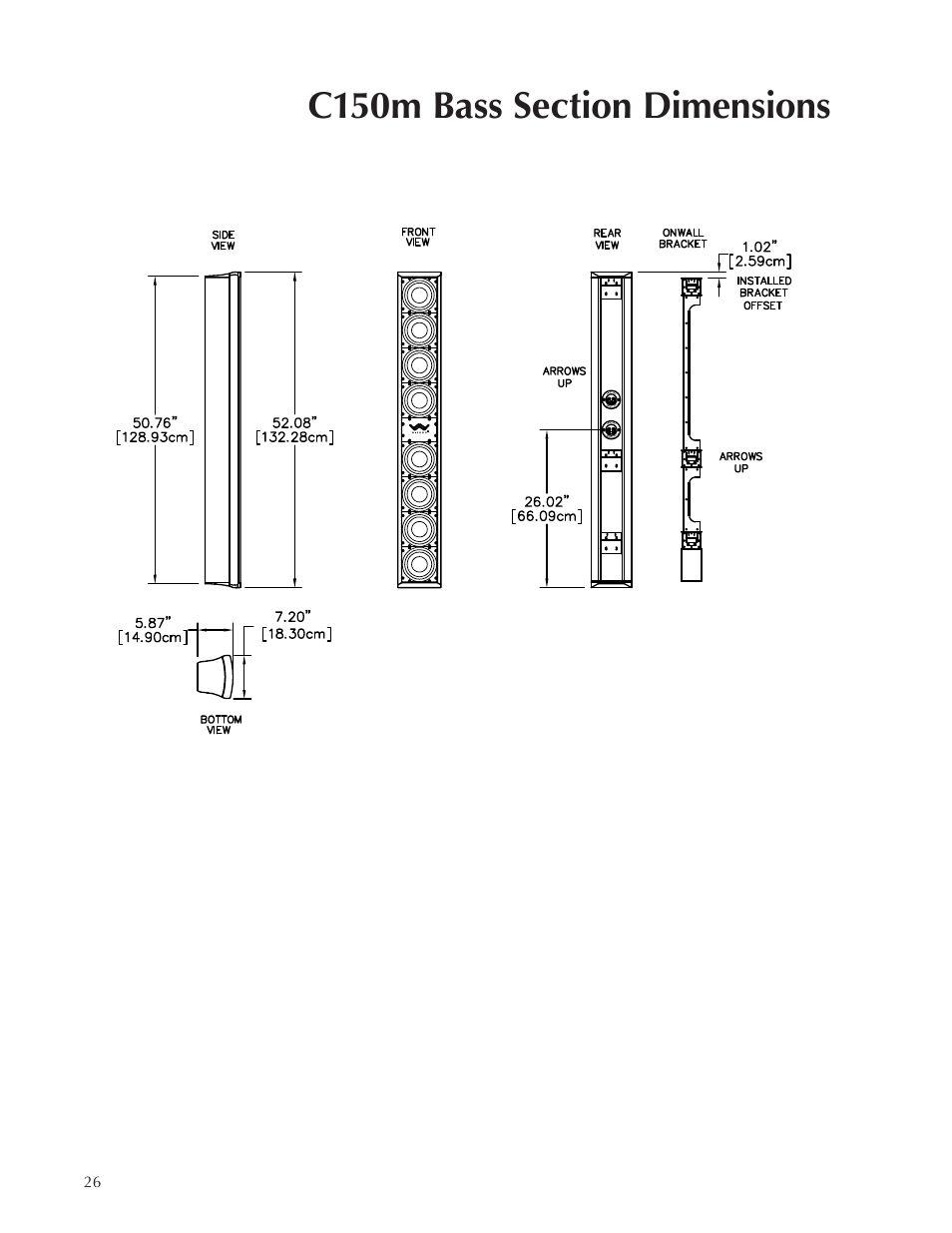 Wisdom Audio Sage Series C150 User Manual | Page 26 / 28