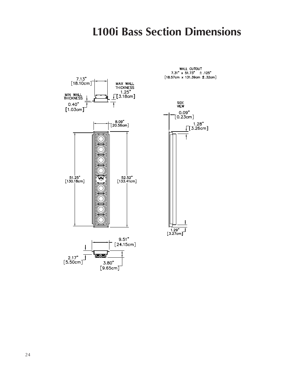 Wisdom Audio Sage Series L100 User Manual | Page 24 / 28