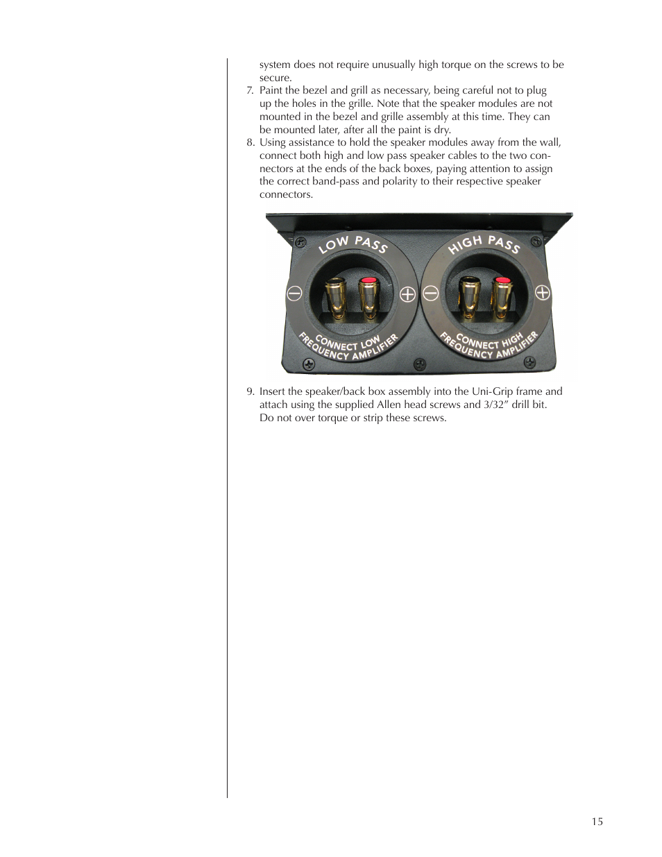 Wisdom Audio Sage Series L75 User Manual | Page 15 / 30