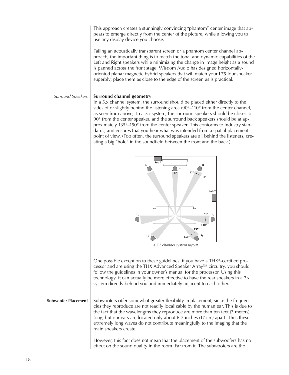 Wisdom Audio Sage Series L75 User Manual | Page 18 / 30
