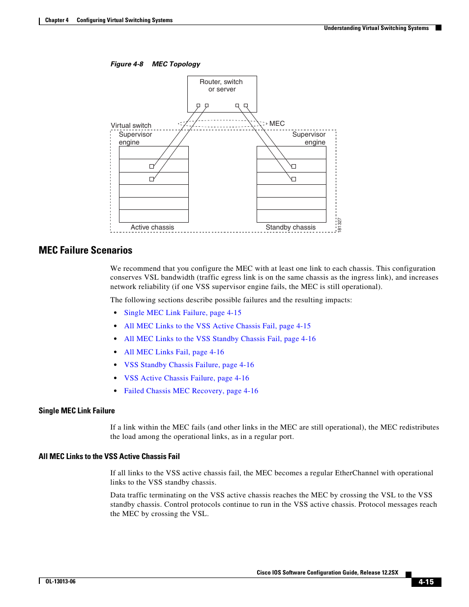 Mec failure scenarios, Figure 4-8 | Cisco 6500 User Manual | Page 15 / 72