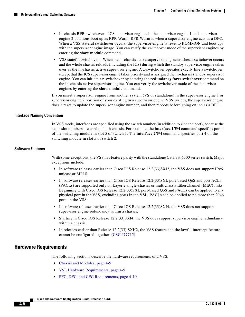 Hardware requirements | Cisco 6500 User Manual | Page 8 / 72