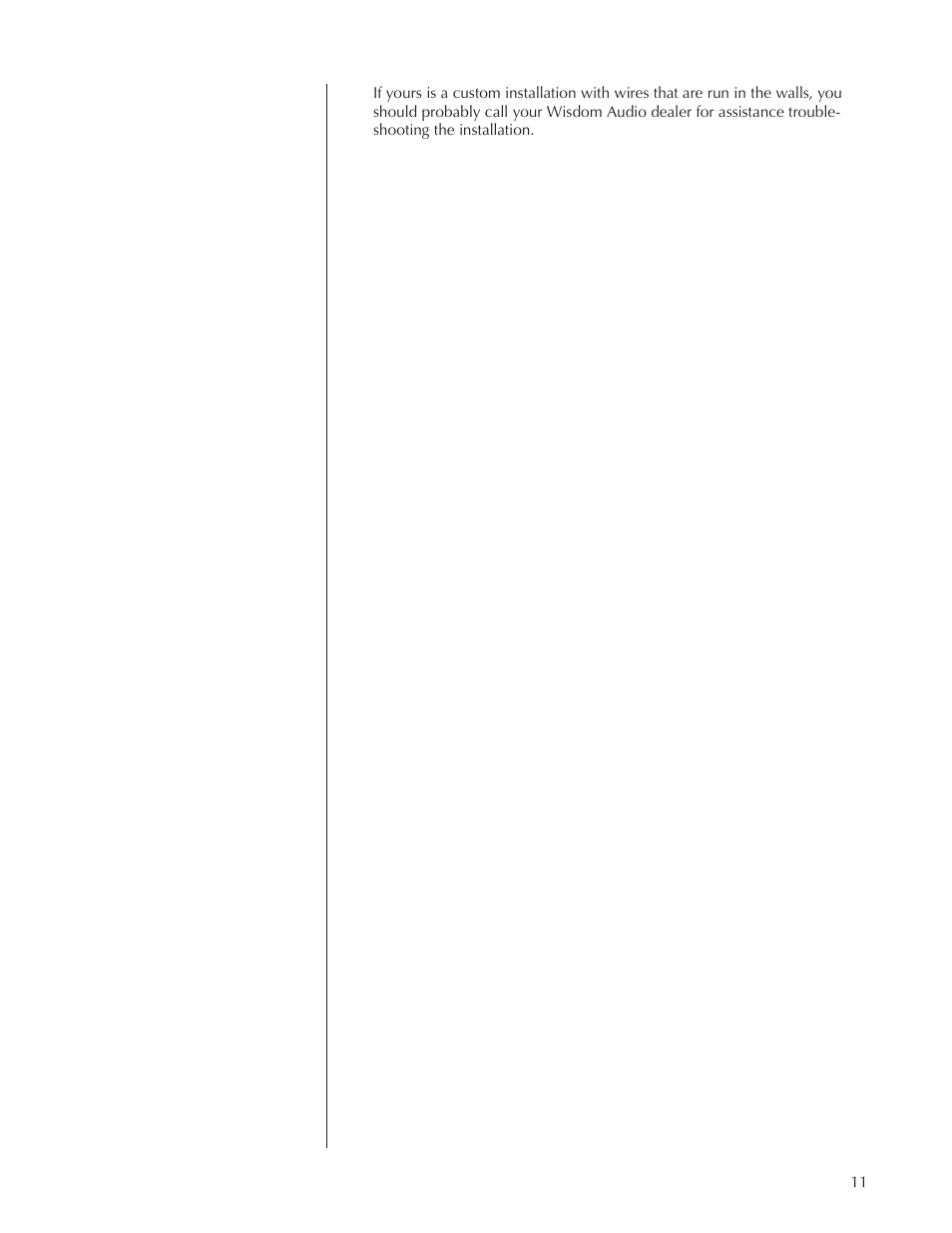 Wisdom Audio Series SA-2 User Manual | Page 11 / 22
