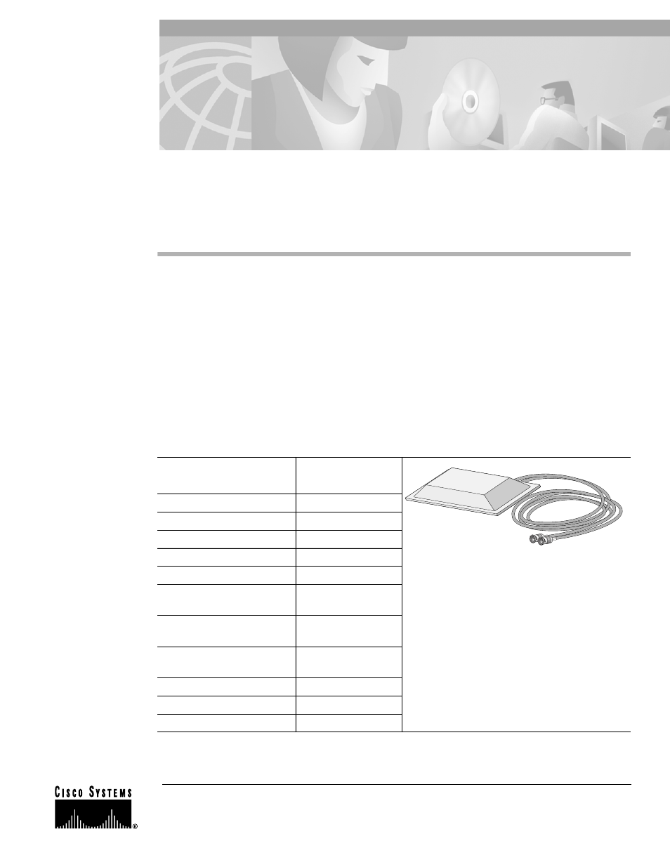 Cisco Aironet 2 dBi Diversity Omnidirectional Ceiling Mount Antenna AIR-ANT5959 User Manual | 8 pages