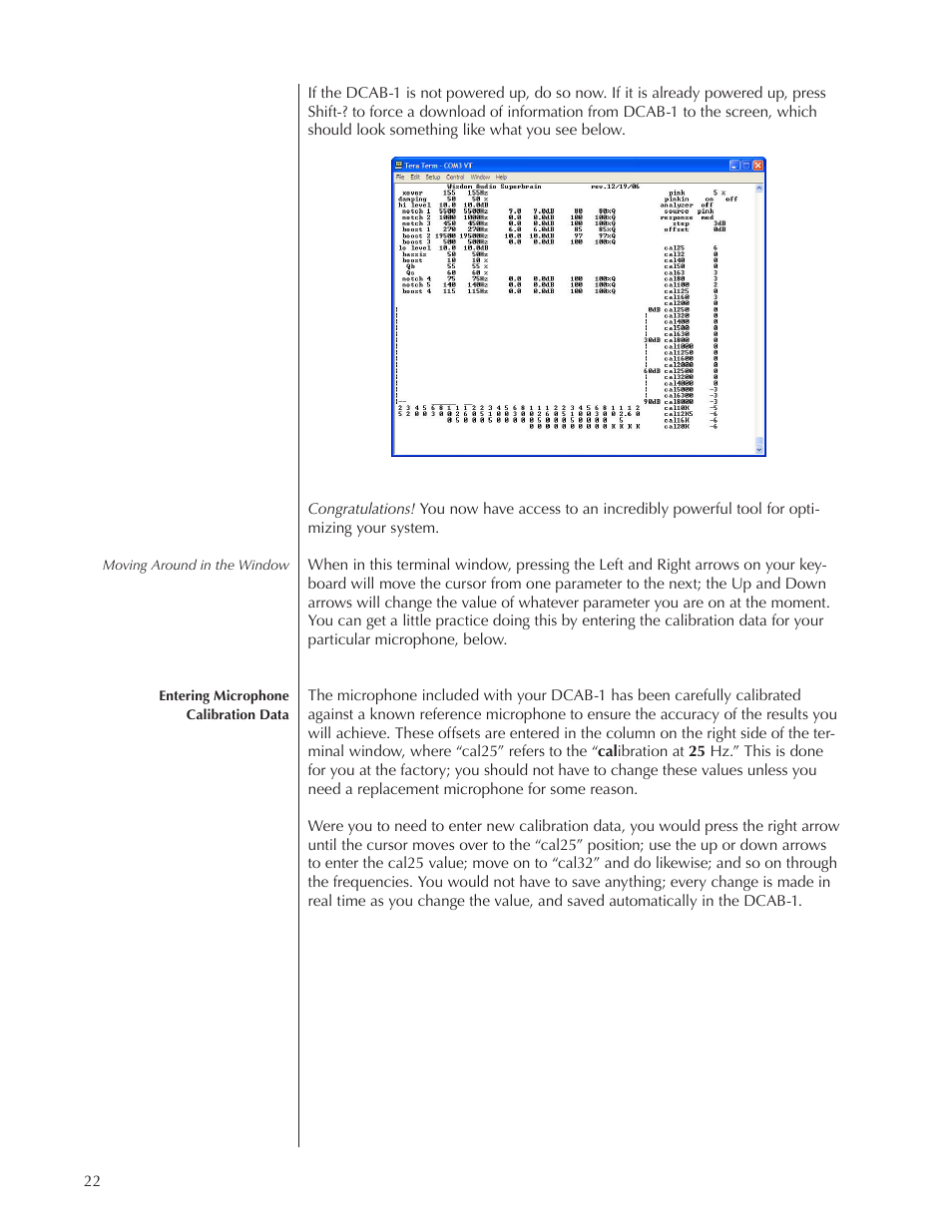 Wisdom Audio DCAB-1 User Manual | Page 22 / 42