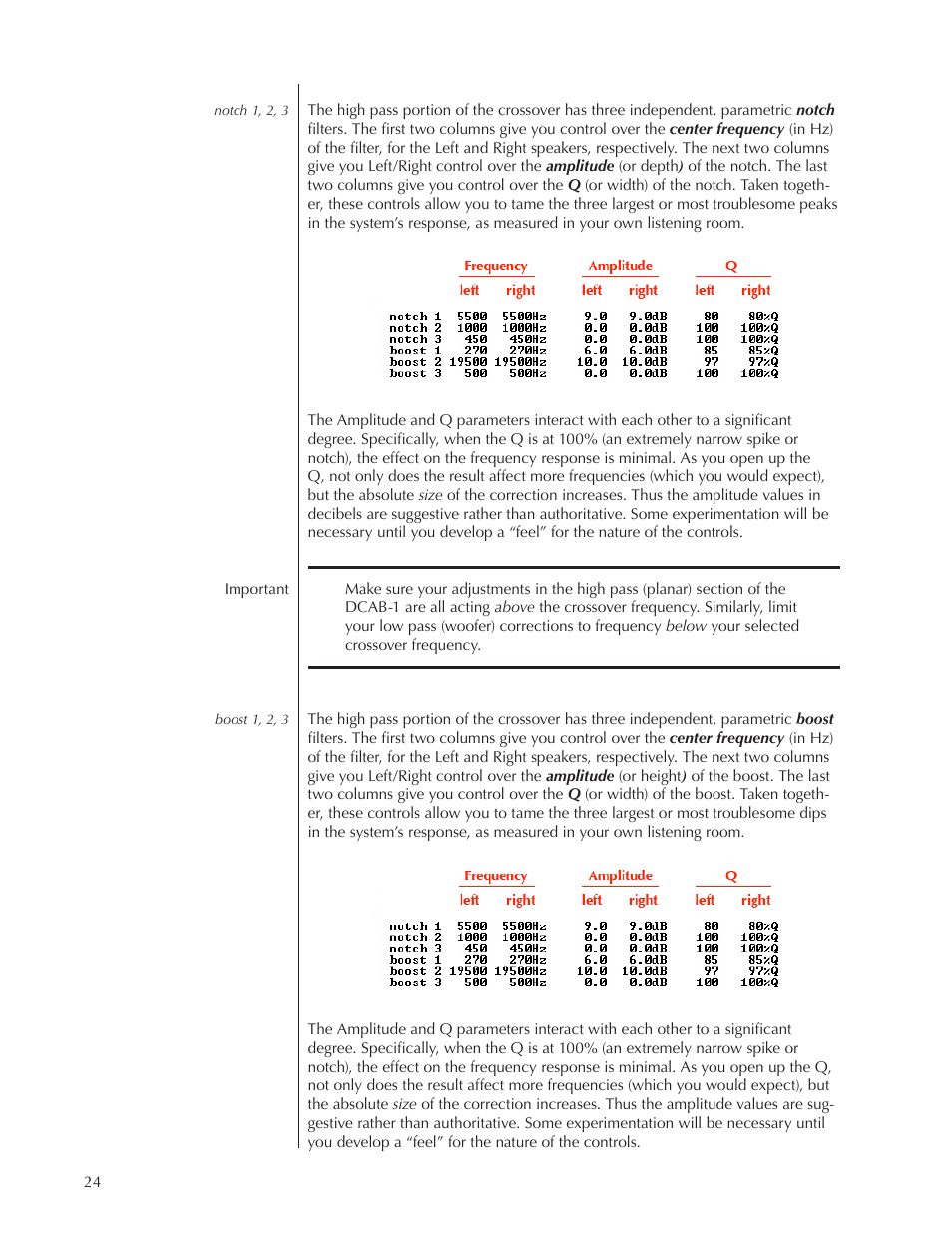 Wisdom Audio DCAB-1 User Manual | Page 24 / 42