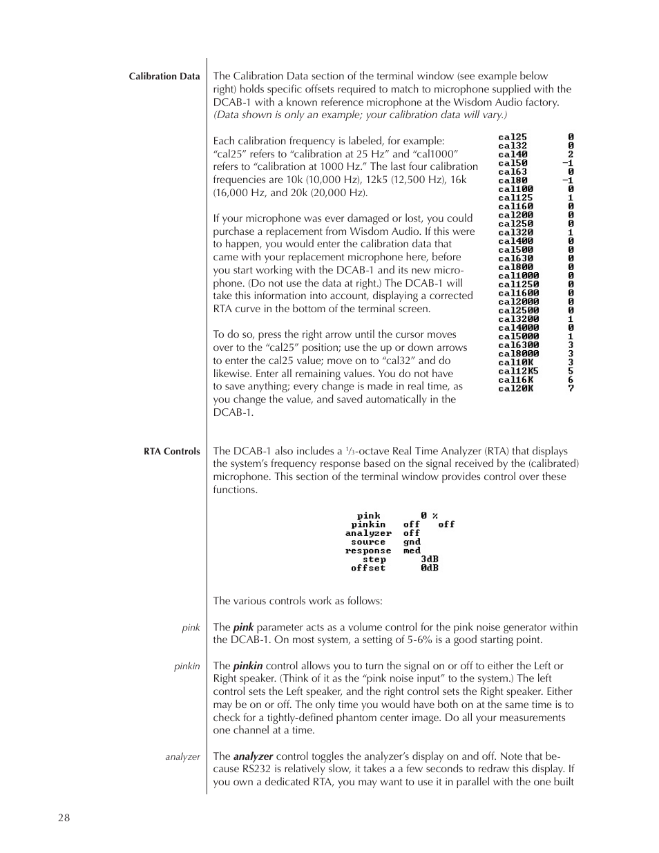 Wisdom Audio DCAB-1 User Manual | Page 28 / 42