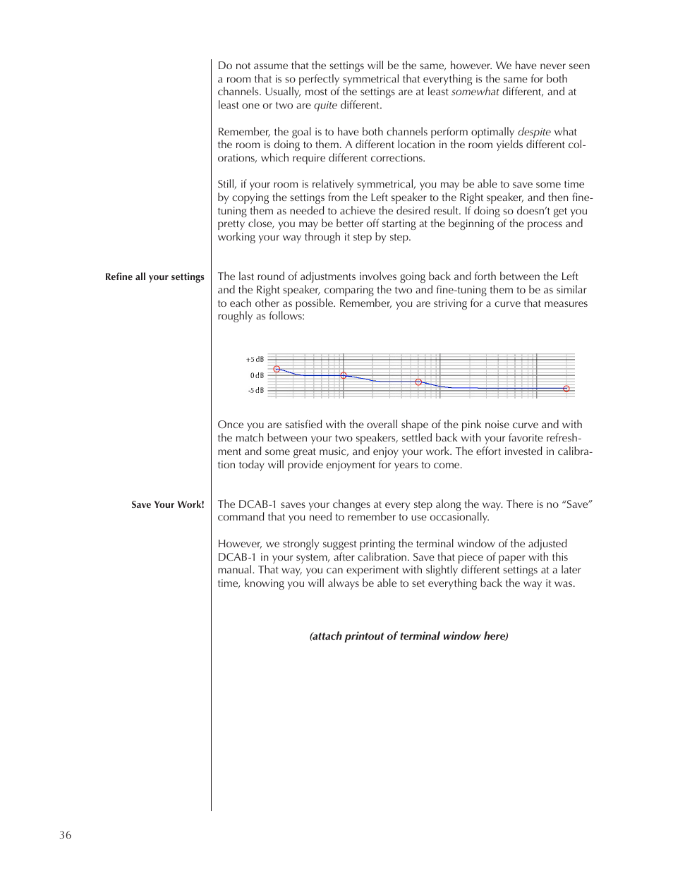 Wisdom Audio DCAB-1 User Manual | Page 36 / 42